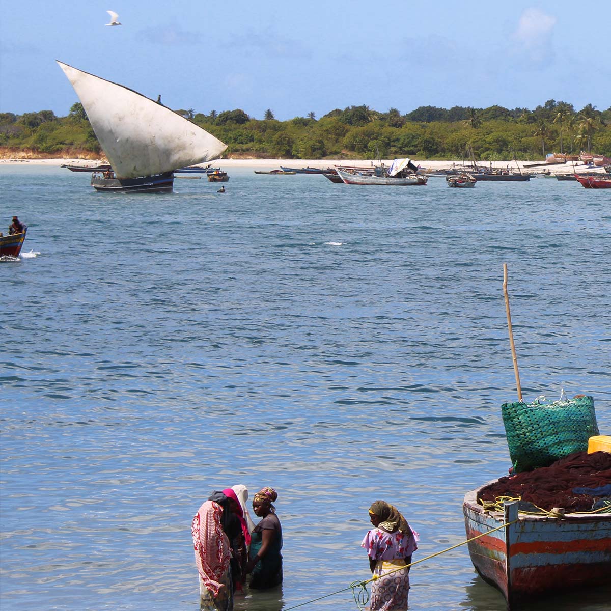 Le port de Dar-es-Salaam en Tanzanie