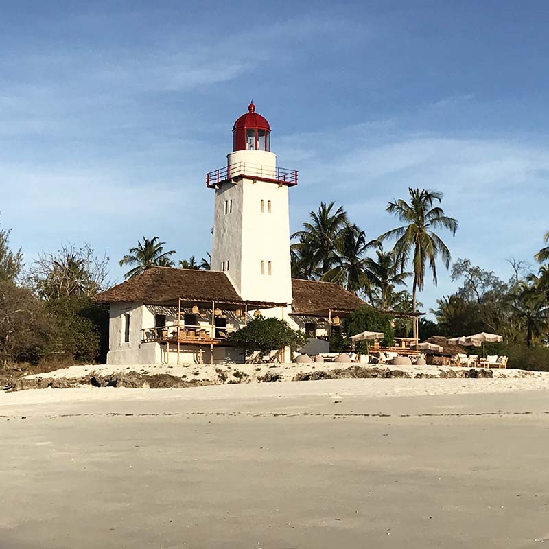 Fanjove Island Tanzanie phare plage