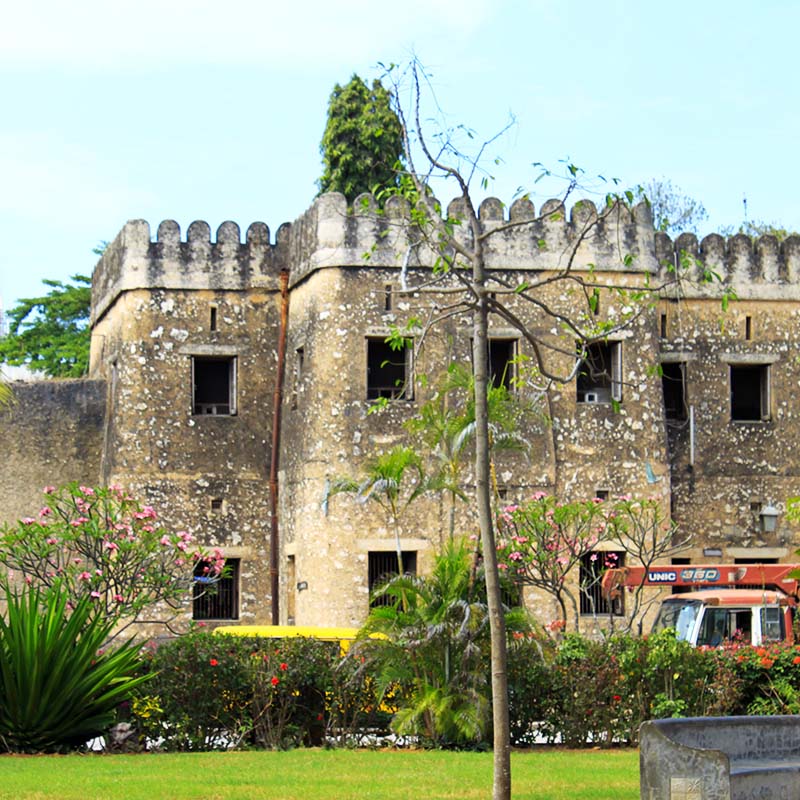 île de Zanzibar en Tanzanie fort