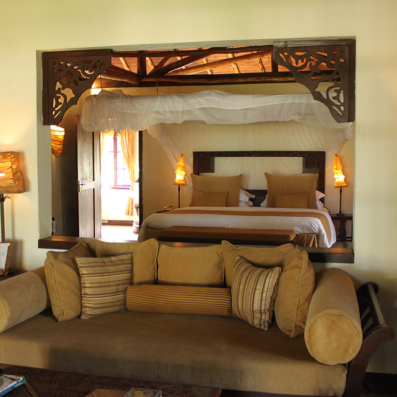 Île de Zanzibar The Palms chambre